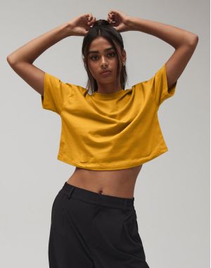 Women's Jersey Crop Tee