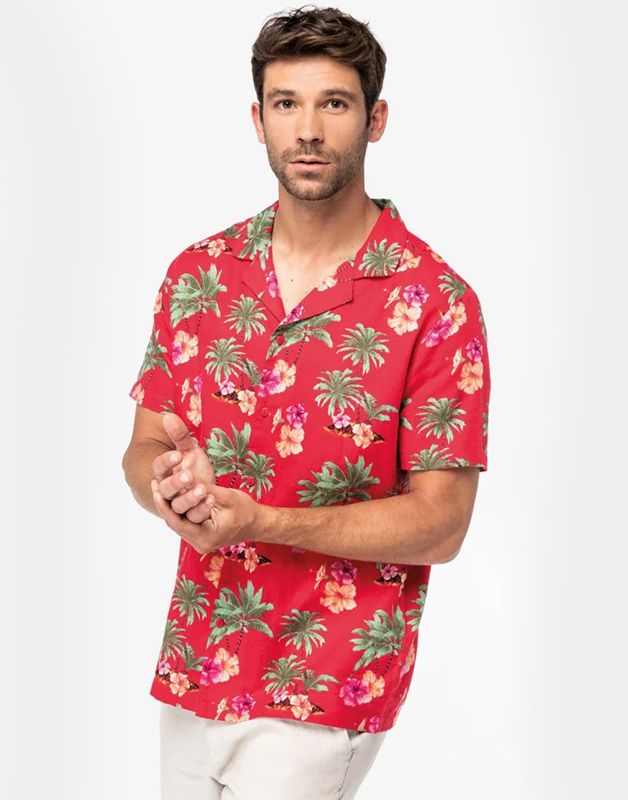 Chemise imprimé hawaïen