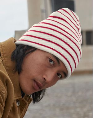 Cuffed Striped Beanie