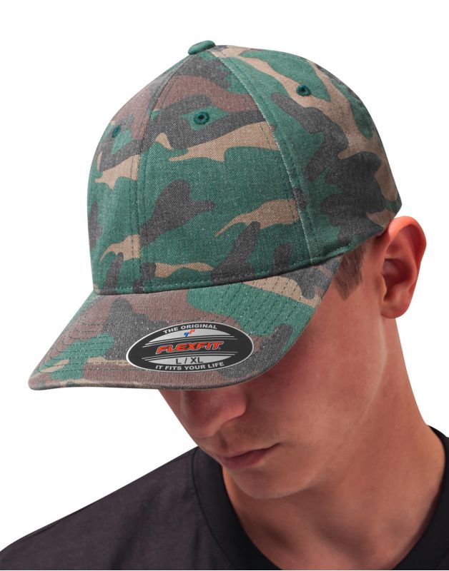 Flexfit lavé camouflage