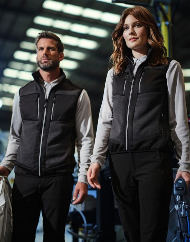 Bodywarmer hybride extensible