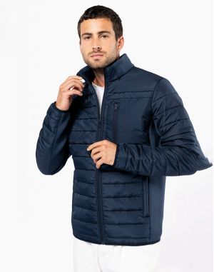 Veste bi-matière homme