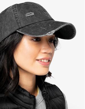 Casquette écoresponsable effet déchiré