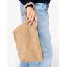 Pochette écoresponsable en velours côtelé
