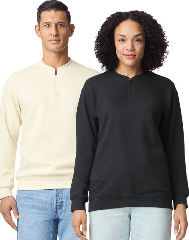 SWEAT-SHIRT ZIPPÉ 1/4