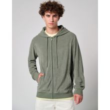 SWEAT-SHIRT EN ÉPONGE ZIPPÉ