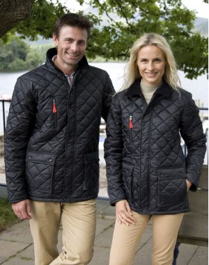 VESTE DAMASSÉ EN LOSANGE