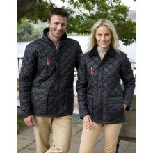 VESTE DAMASSÉ EN LOSANGE