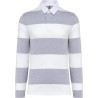 Oxford Grey / White Stripes