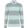 Light Grey / Ice Mint Stripes
