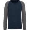 French Navy Heather / Grey Heather