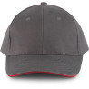 Slate Grey / Red