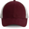 Burgundy / Light Grey