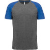 Grey Heather / Sporty Royal Blue Heather