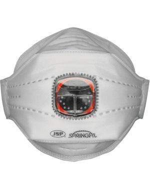 MASQUE JETABLE TROIS PLIS SPRINGFIT™ FFP3V (435) AVEC VALVE TYPHOON