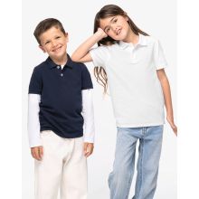 POLO ÉCORESPONSABLE MAILLE PIQUÉE ENFANT
