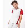 T-SHIRT DE SPORT ÉCORESPONSABLE BICOLORE ENFANT