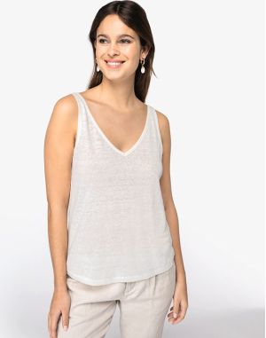 DÉBARDEUR EN LIN FEMME