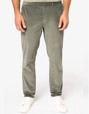 PANTALON ÉCORESPONSABLE EN VELOURS CÔTELÉ HOMME