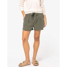 SHORT ÉCORESPONSABLE DÉLAVÉ EN LYOCELL FEMME