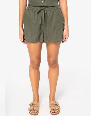 SHORT EN LIN FEMME