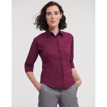 CHEMISE STRETCH MANCHES ¾ FEMME