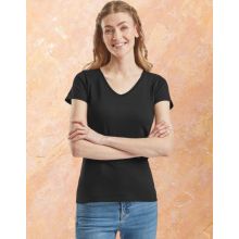 T-SHIRT FEMME COL V VALUEWEIGHT