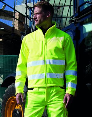 VESTE SOFTSHELL HIGH VIZ