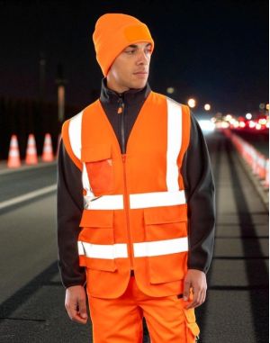 GILET DE SÉCURITÉ ZIPPÉ RÉFLÉCHISSANT