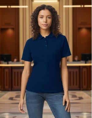 POLO FEMME SOFTSTYLE DOUBLE PIQUÉ