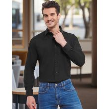 CHEMISE EN POPELINE CLASSIQUE MANCHES LONGUES HOMME