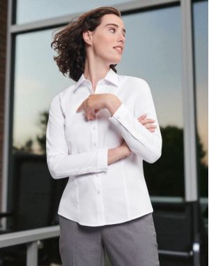 CHEMISE À CHEVRONS CINTRÉE FEMME