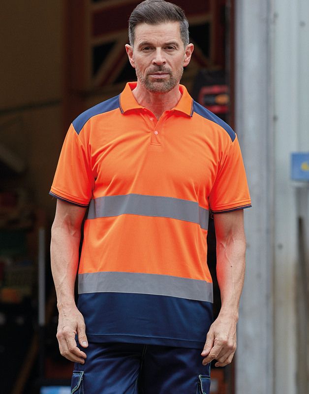 POLO BICOLORE HAUTE VISIBILITÉ