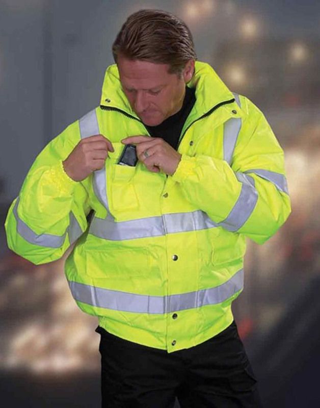 BLOUSON CAPUCHE HAUTE VISIBILITÉ