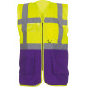 Hi Vis Yellow Purple