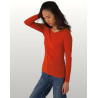 TEE-SHIRT COTON BIO FEMME LSLTW071B&C