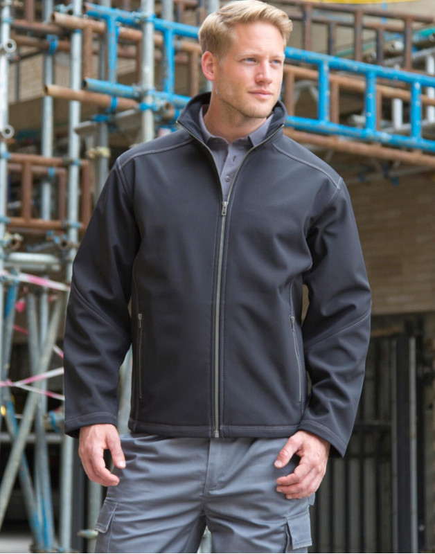 VESTE DE TRAVAIL SOFTSHELL HOMMER455MResult Work-Guard