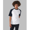 TEE-SHIRT BASEBALL MANCHES COURTESTU020B&C