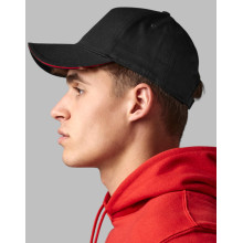 CASQUETTE COTON BIO VISIÈRE SANDWICHB825CBeechfield