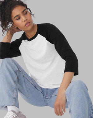 TEE-SHIRT DE BASEBALL 3/43200Bella + Canvas