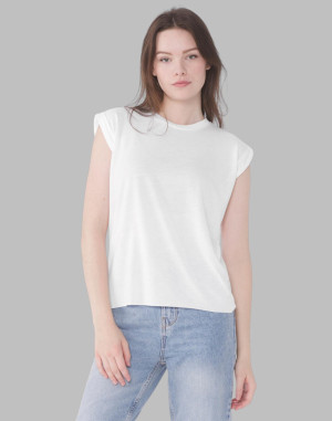 TEE-SHIRT REVERS ROULÉ FEMME8804Bella + Canvas