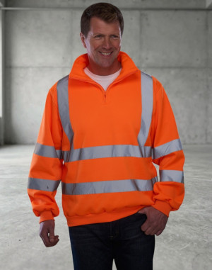 SWEAT HAUTE VISIBILITÉ 1/4 ZIPHVK06Yoko