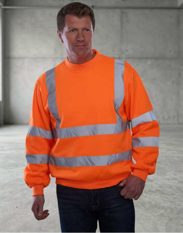 SWEAT COL ROND HAUTE VISIBILITÉHVJ510Yoko