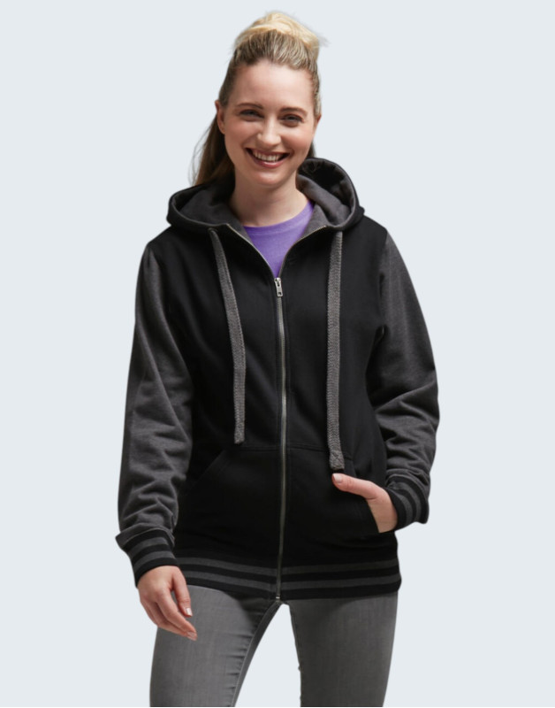 SWEAT ZIPPÉ POCHES KANGOUROUFZ002FDM