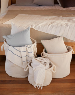 PANIER DE RANGEMENT EN TOILEW580Westford Mill