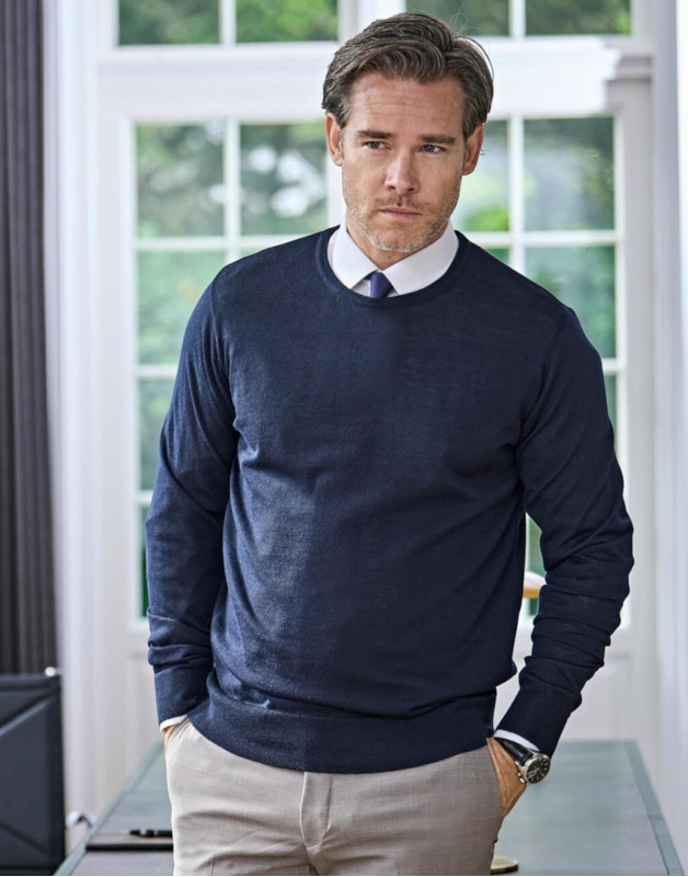 PULL HOMME RAS DU COU6000Tee Jays