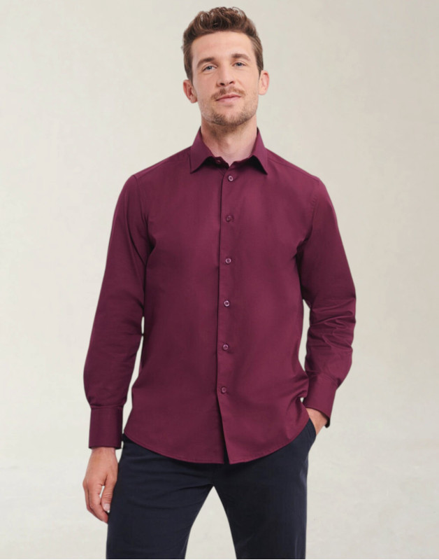 CHEMISE STRETCH AJUSTÉE ML HOMMER-946M-0Russell Collection