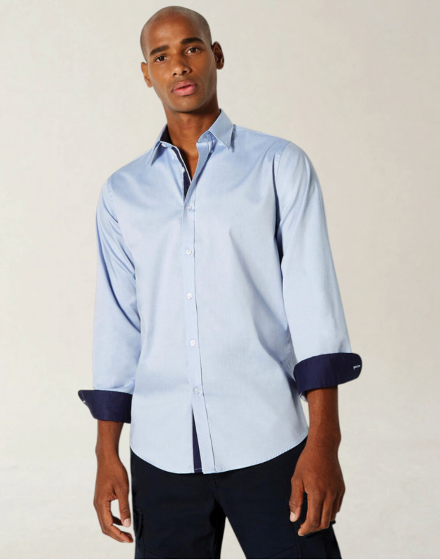 CHEMISE OXFORD CONTRASTÉEKK190Kustom Kit