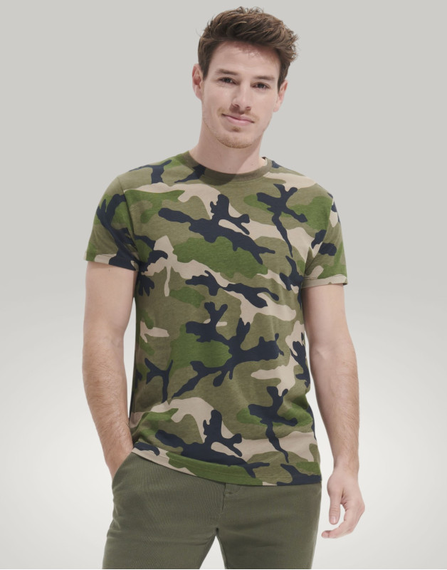TEE-SHIRT HOMME "CAMO"01188Sol's