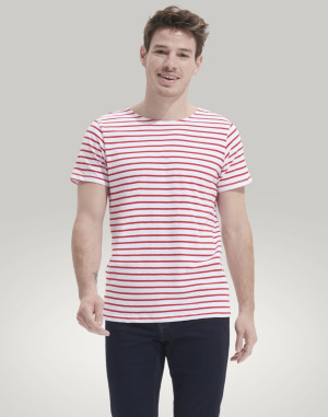 TEE-SHIRT HOMME RAYÉ MILES01398Sol's